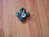 Fleurs en tissu de récup