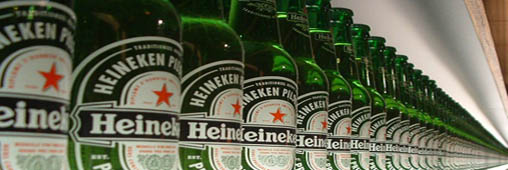 Heineken, la bière en bouteille verte
