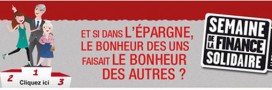 Semaine de la Finance Solidaire : coup d'envoi le 3 novembre