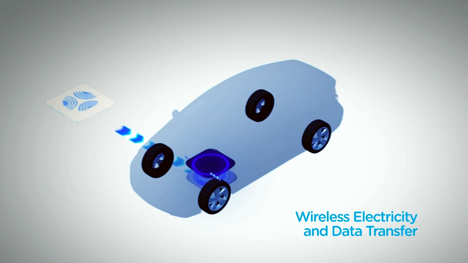 voiture électrique recharge sans fil Qualcomm Halo