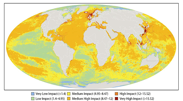 carte impact océans