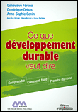 livre développement durable