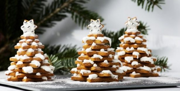 déco de table, Noël, biscuits, sapin, idées déco