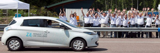 La Renault électrique Zoé bat un record : 1618 km en 24 h