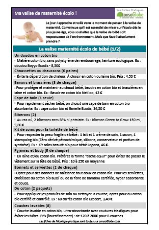 valise maternité pdf