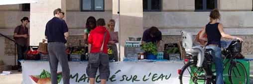 Marché sur l’eau : des bateaux-maraîchers à Paris