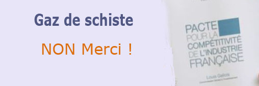 Gaz de schiste, la France (re)-dit NON