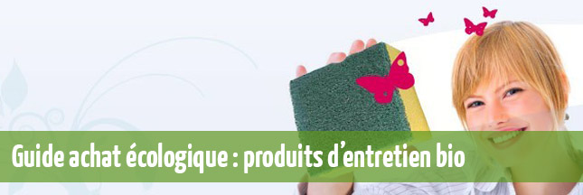 Guide d’achat écologique : produits d’entretien Bio