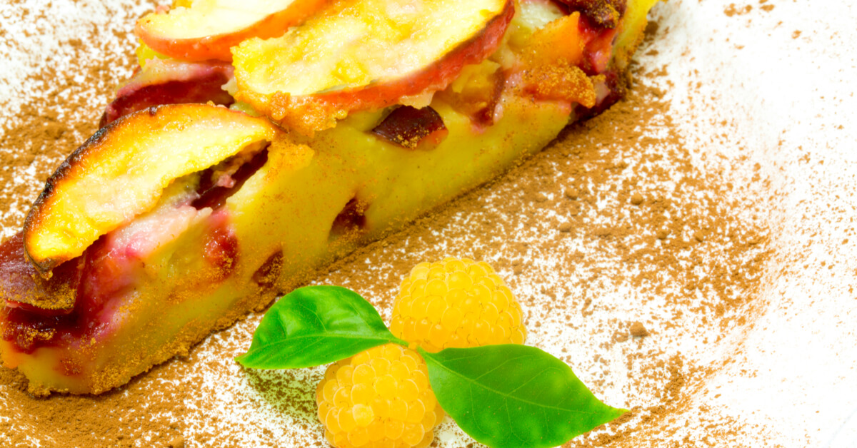 Recette : clafoutis aux pommes sans gluten et sans lait