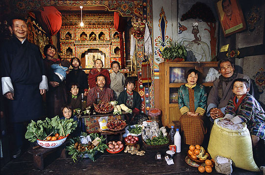 Bhoutan: La famille des Namgay Shingkhey Village