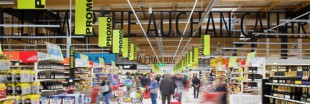 Un hypermarché Auchan 100% éclairé aux LED