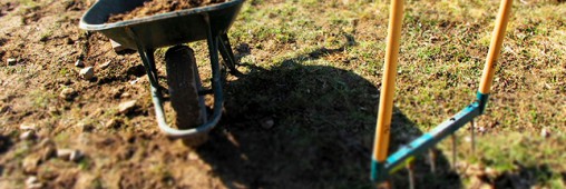 En novembre, on sort la grelinette pour bêcher le jardin