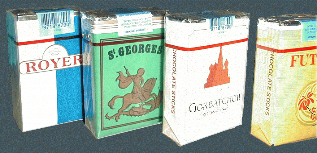 Des cigarettes en chocolat destinées aux enfants