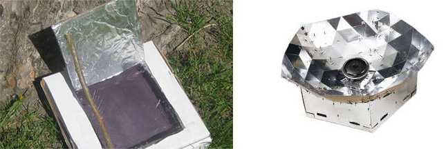 Insolite : un four solaire en carton de pizza et aluminium !