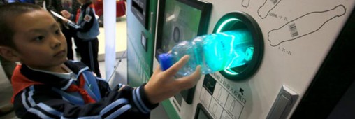 A Pékin, on paie son ticket de métro avec des bouteilles en plastique