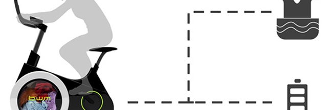 Une machine à laver écologique : pédalez pour la lessive