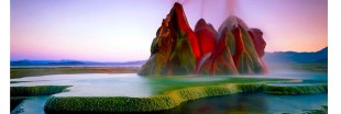 Les geysers magiques du désert Black Rock
