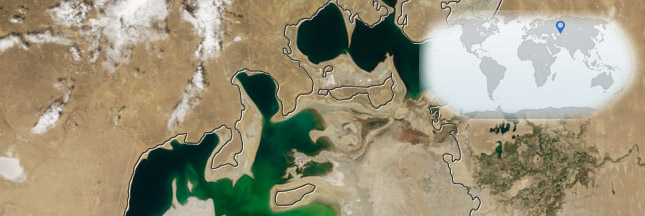 2000-2014, voyez la mer d’Aral disparaître (diaporama)