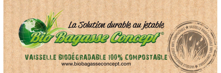 Bio Bagasse Concept vaisselle jetable