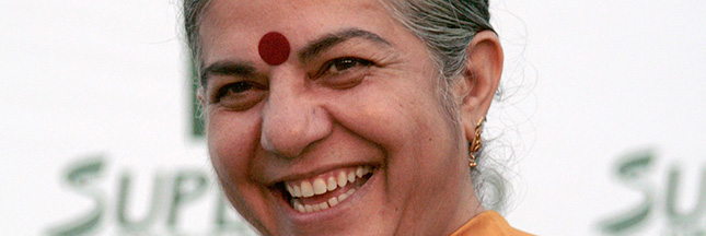 Vandana Shiva, femme courage en guerre contre les OGM  et en faveur de la biodiversité