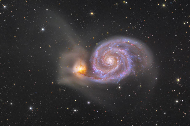 andromède-voie-lactée-collision-galaxie-espace-étoiles-fusion-univers-astronomie
