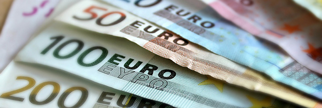 euros billets argent