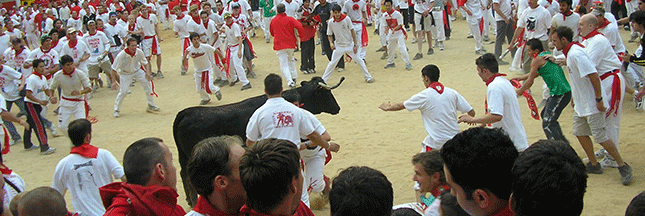 Lancement de la San Fermín, fête à tuer les taureaux