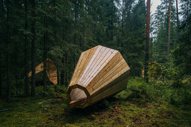 mégaphone estonie forêt