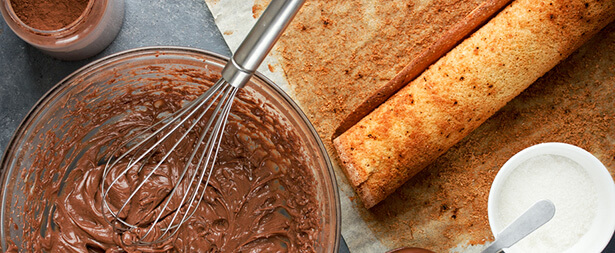 Recette Une Buche De Noel Vegan Au Chocolat Et Aux Marrons