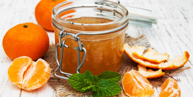 confiture de mandarines bio.