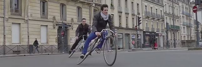 Le Trocadéro-Fixie : le vélo désarticulé