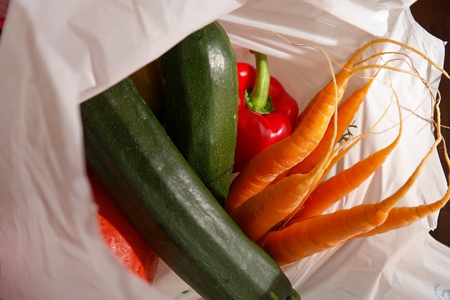 sacs plastique légumes