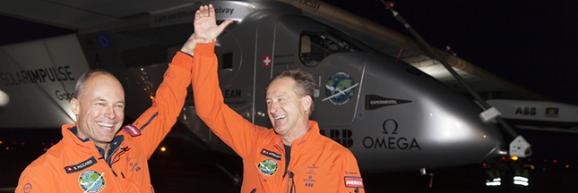 Solar Impulse 2 bertrand Piccard New-York