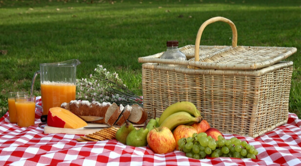 pique-nique équilibré fruits