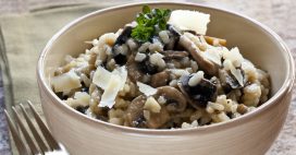 Recette bio : un risotto aux champignons
