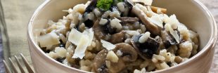 Recette bio : un risotto aux champignons