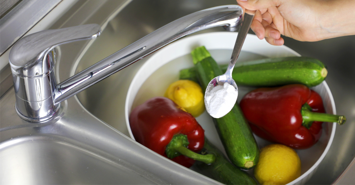 Le bicarbonate de soude un savon naturel pour vos fruits et légumes