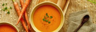 Notre recette de soupe de carotte à l'orange