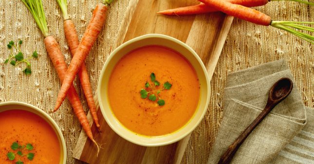 Notre recette de soupe de carotte à l’orange