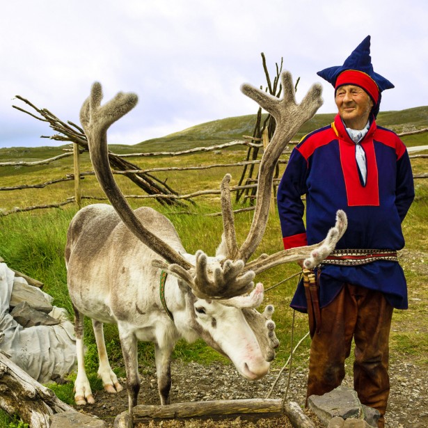 pays du père noël, tribu sami