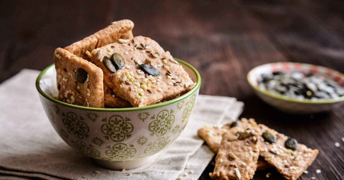 Crackers maison healthy aux graines