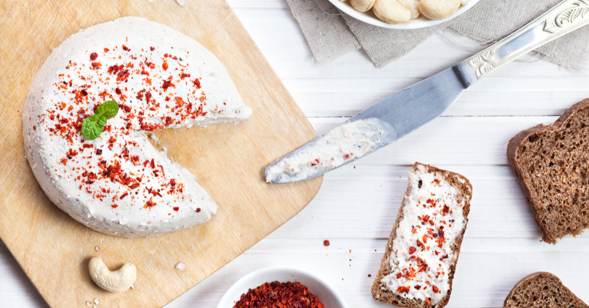 Recette de fromage vegan à tartiner aux noix de cajou