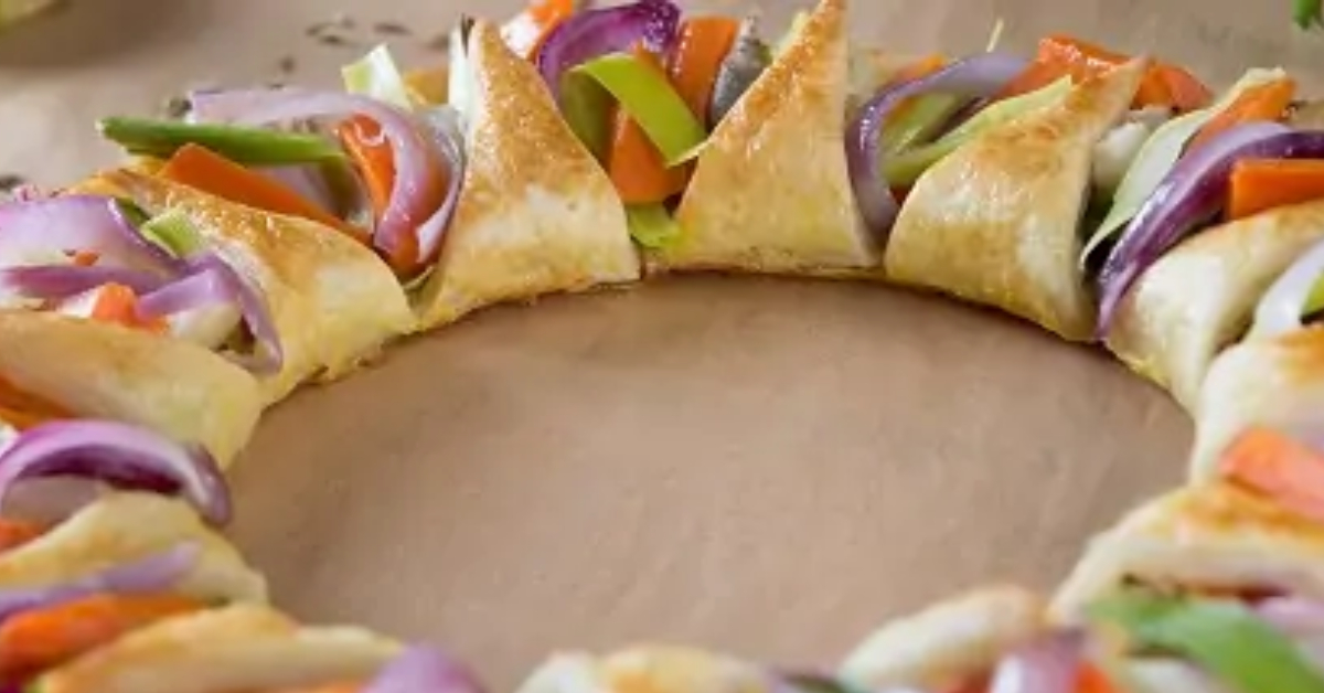 Recette sans gluten : couronne de légumes bio de printemps Recette sans gluten : couronne de légumes bio de printemps