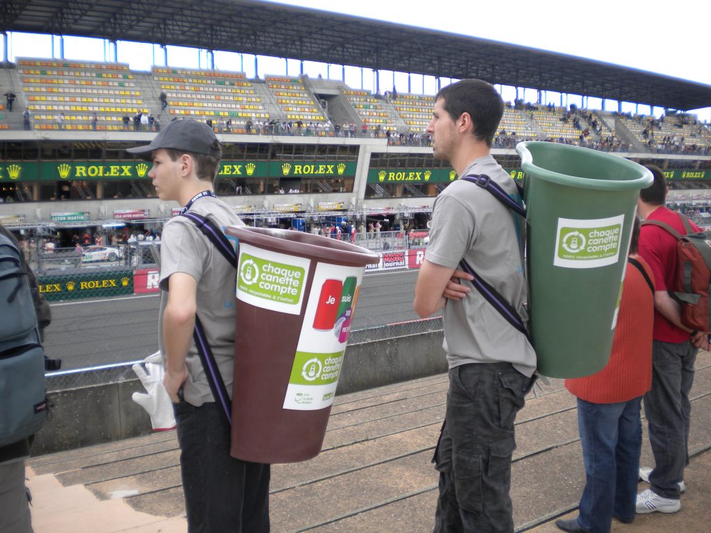 Les 24h du Mans seraient écolo : on y trie les canettes !