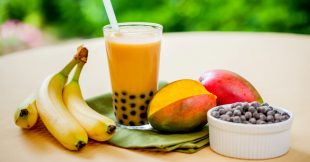Recette bio : bubble tea maison aux fruits de saison, sans lait