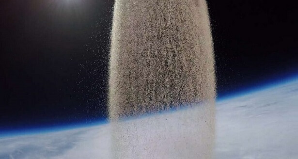 Dispersion cendres stratosphère