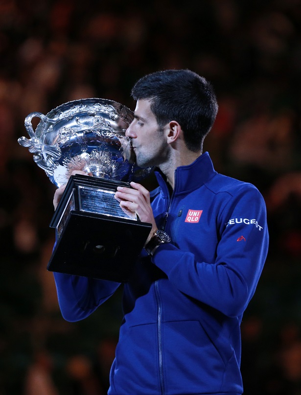 Novak Djokovic, gagnant de l'Australian Open 2016