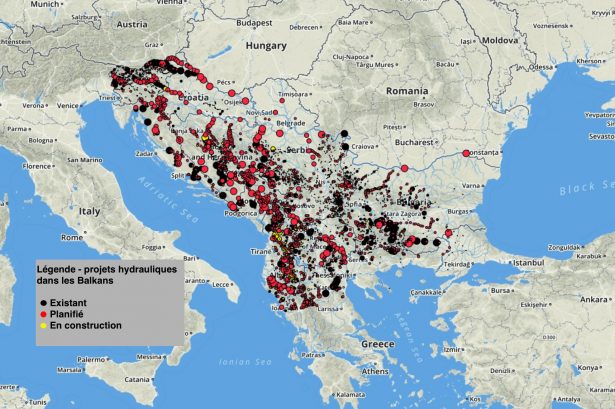 hydroliens dans les balkans