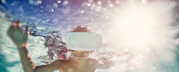 Thérapie nager dauphins réalité virtuelle