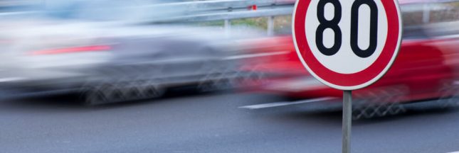 Sécurité routière : des arguments en faveur de la limitation de vitesse à 80 km/h